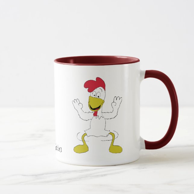 Cartoon Chicken Dance Mug (Right)