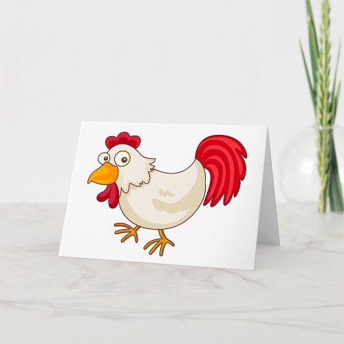 Cartoon Chicken Greeting Cards