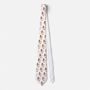 Cartoon Chicken Neck Tie