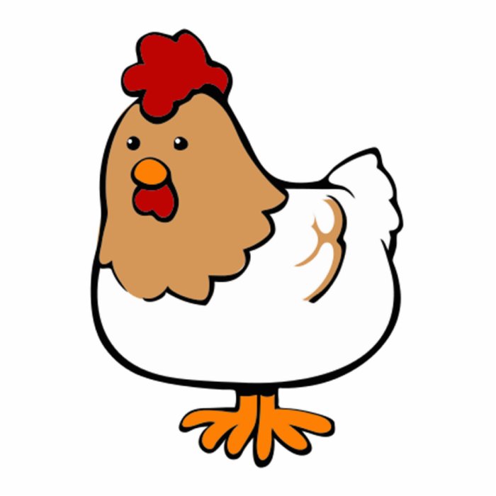 Cartoon Chicken Photo Cut Outs