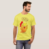 Cartoon Chicken T Shirt | Chicken Little T Shirt | Zazzle