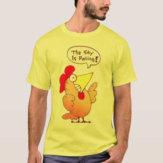 Cartoon Chicken T Shirt | Chicken Little T Shirt | Zazzle.com