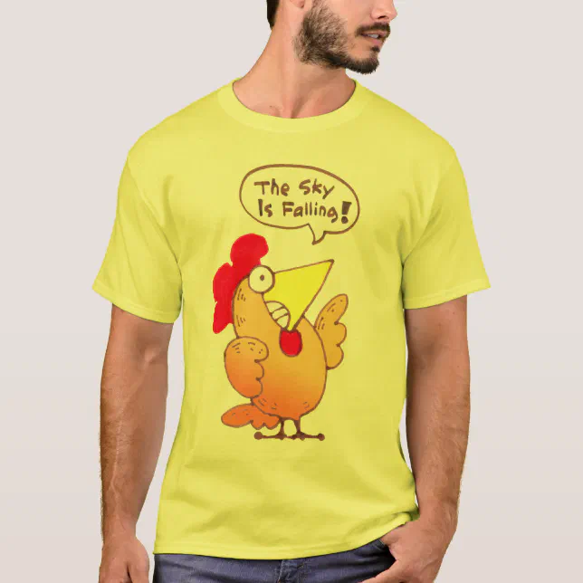 Cartoon Chicken T Shirt | Chicken Little T Shirt | Zazzle