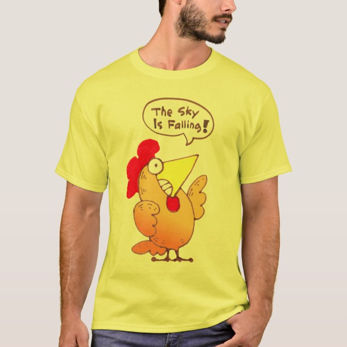 Cartoon Chicken T Shirt | Chicken Little T Shirt | Zazzle.com