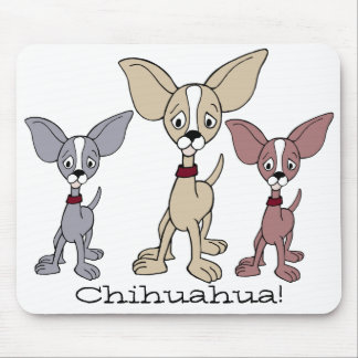 Cartoon Chihuahua 302 01Ab Mouse Pad