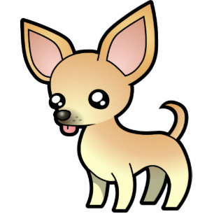 Cartoon Chihuahua (smooth coat) Cutout