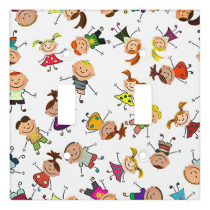 Cartoon Children Light Switch Cover