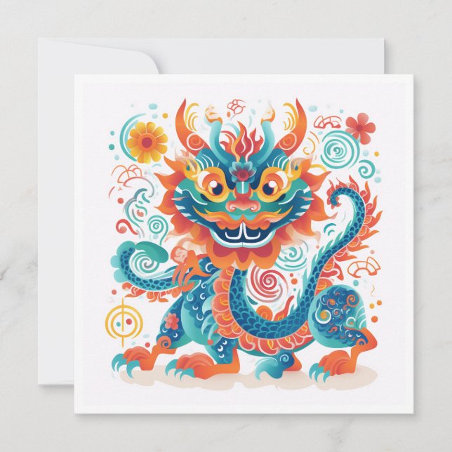 Cartoon Chinese Dragon (Front)