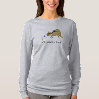 Cartoon Chipmunk with Saying T-Shirt