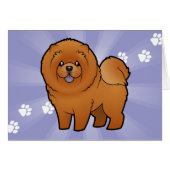 Cartoon Chow Chow (Front Horizontal)