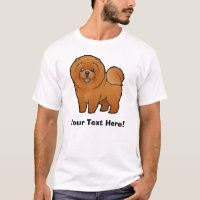 Cartoon Chow Chow T-Shirt