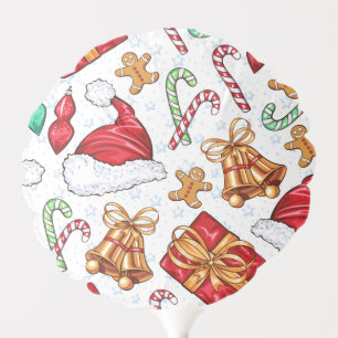 Cartoon Christmas Pattern Balloon