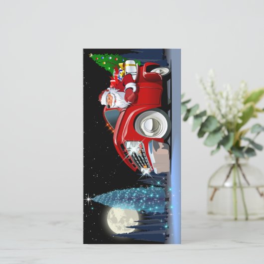 Cartoon Christmas truck (Standing Front)