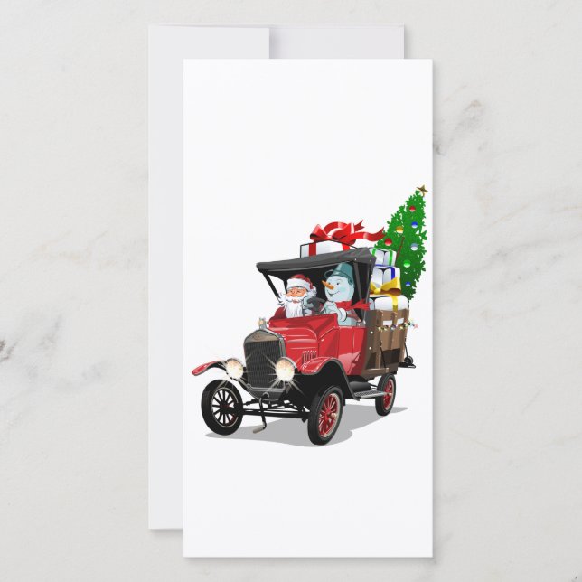 Cartoon Christmas truck (Front)