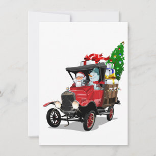 Cartoon Christmas truck