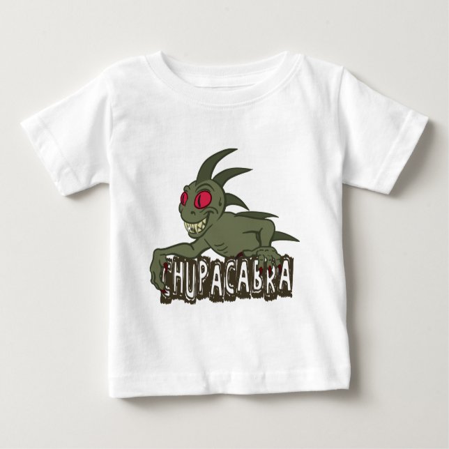Cartoon Chupacabra Baby T-Shirt (Front)