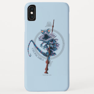 Cartoon Chupacabra & Elder Wand iPhone XS Max Case