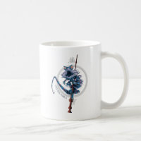 Cartoon Chupacabra & Elder Wand Coffee Mug