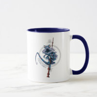 Cartoon Chupacabra & Elder Wand Mug