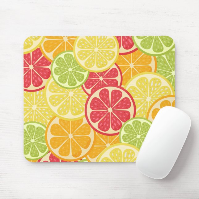 Cartoon Citrus      Mouse Pad (With Mouse)