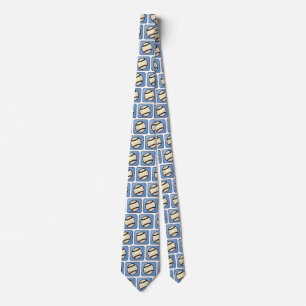 Cartoon Clip Art Sports, Baseball, Blue Background Neck Tie