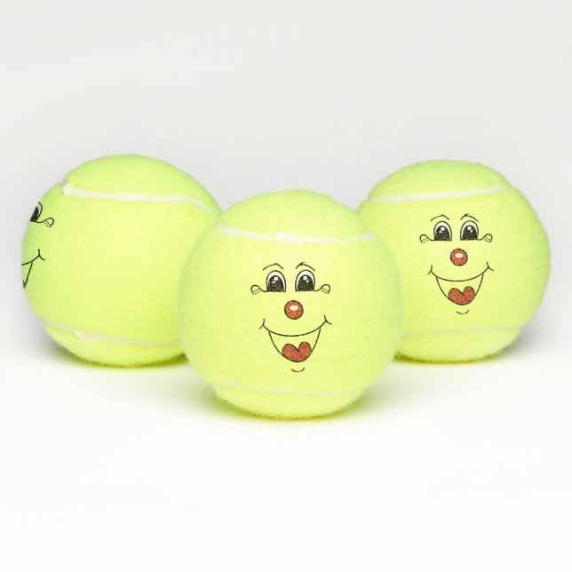 Cartoon Clown Tennis Balls (Multi)