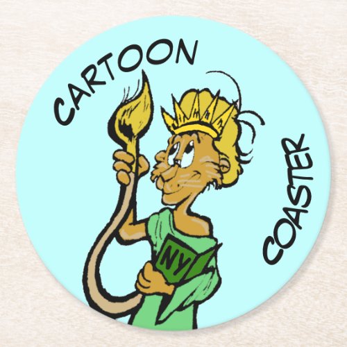 Cartoon Coaster Liberty Lion Coaster