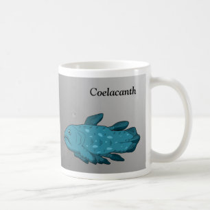 Cartoon Coelacanth Coffee Mug