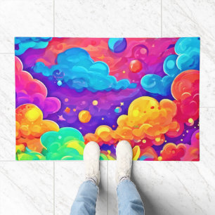Cartoon Color Burst Art Doormat