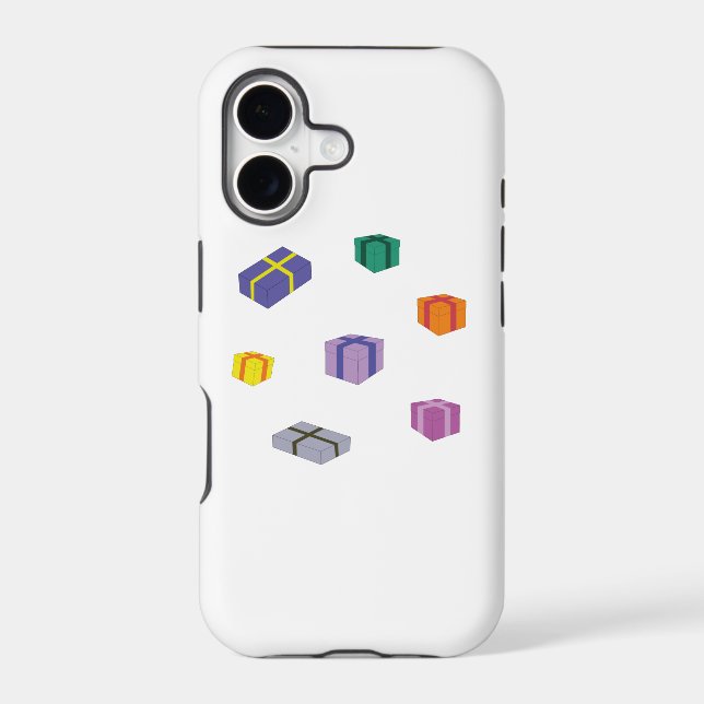 Cartoon Colored Gift Boxes Iphone Case (Back)