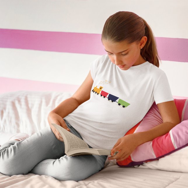 Cartoon Colorful Toy Train T-Shirt (Creator Uploaded)