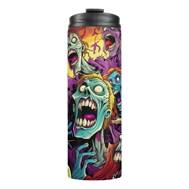 Cartoon Comic Zombies Tumbler Wrap T-Shirt  (Front)