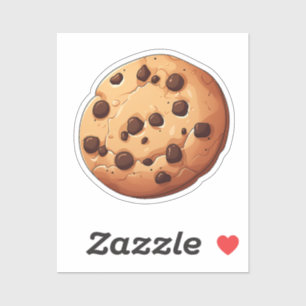 Cartoon cookie sticker
