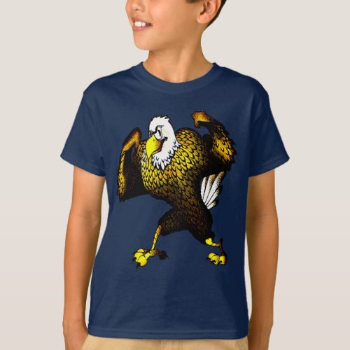Cartoon Cool Looking Eagle Shirt