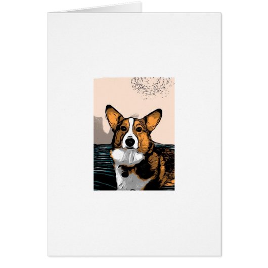 Cartoon Corgi Cards (Front)