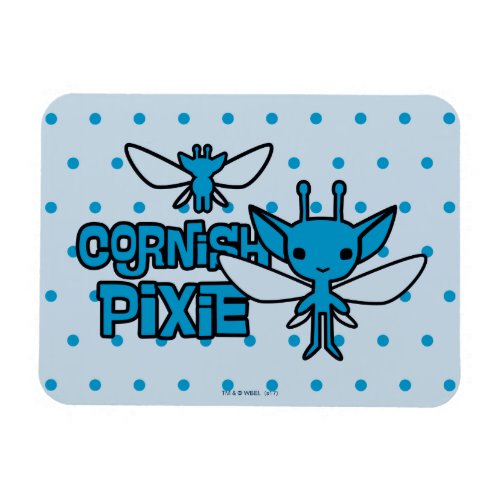 Cartoon Cornish Pixie Character Art Magnet