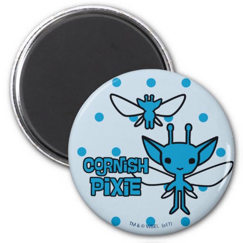 Cartoon Cornish Pixie Character Art Magnet