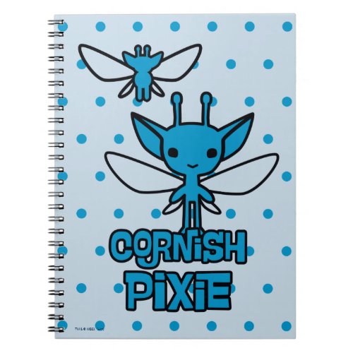 Cartoon Cornish Pixie Character Art Notebook