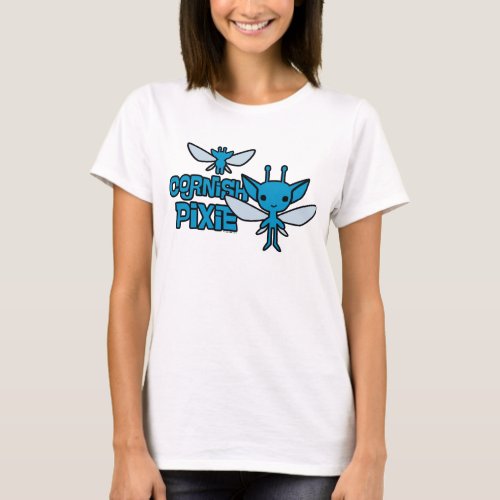 Cartoon Cornish Pixie Character Art T_Shirt