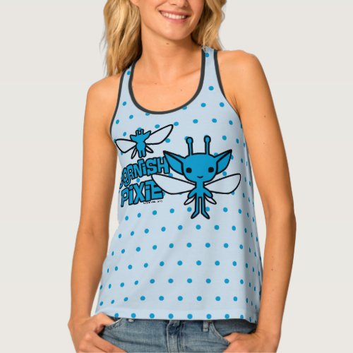 Cartoon Cornish Pixie Character Art Tank Top