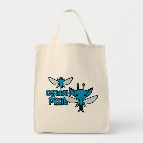 Cartoon Cornish Pixie Character Art Tote Bag