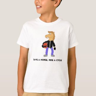 Cartoon Country Music Horse T-Shirt