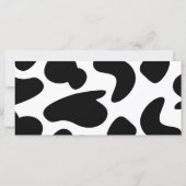 Cartoon cow, rack card (Back)