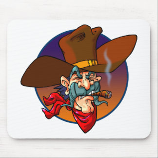 Cartoon Cowboy Mouse Pad