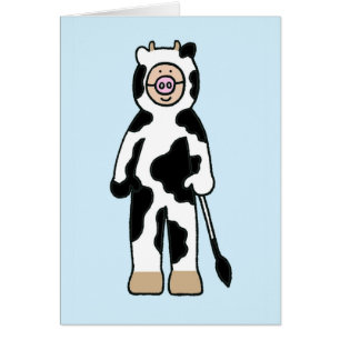 Cartoon Cowboy or Cowgirl Costume Cards