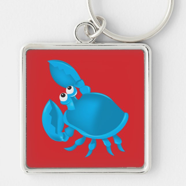 Cartoon crab keychain (Front)