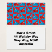 Cartoon crab mosaic (Front & Back)