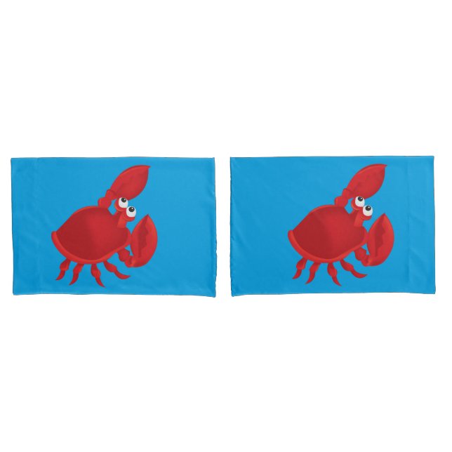 Cartoon crab pillowcase (Front-Set)