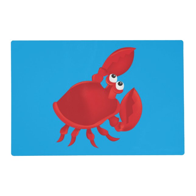 Cartoon crab placemat (Front)