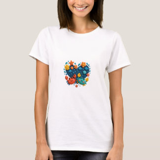 Cartoon Crabs with Heart  T-Shirt